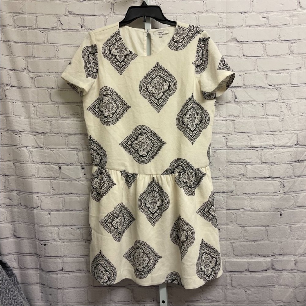 Brand new MADEWELL - Estate Paisley Black and White Dress 👗 size medium
